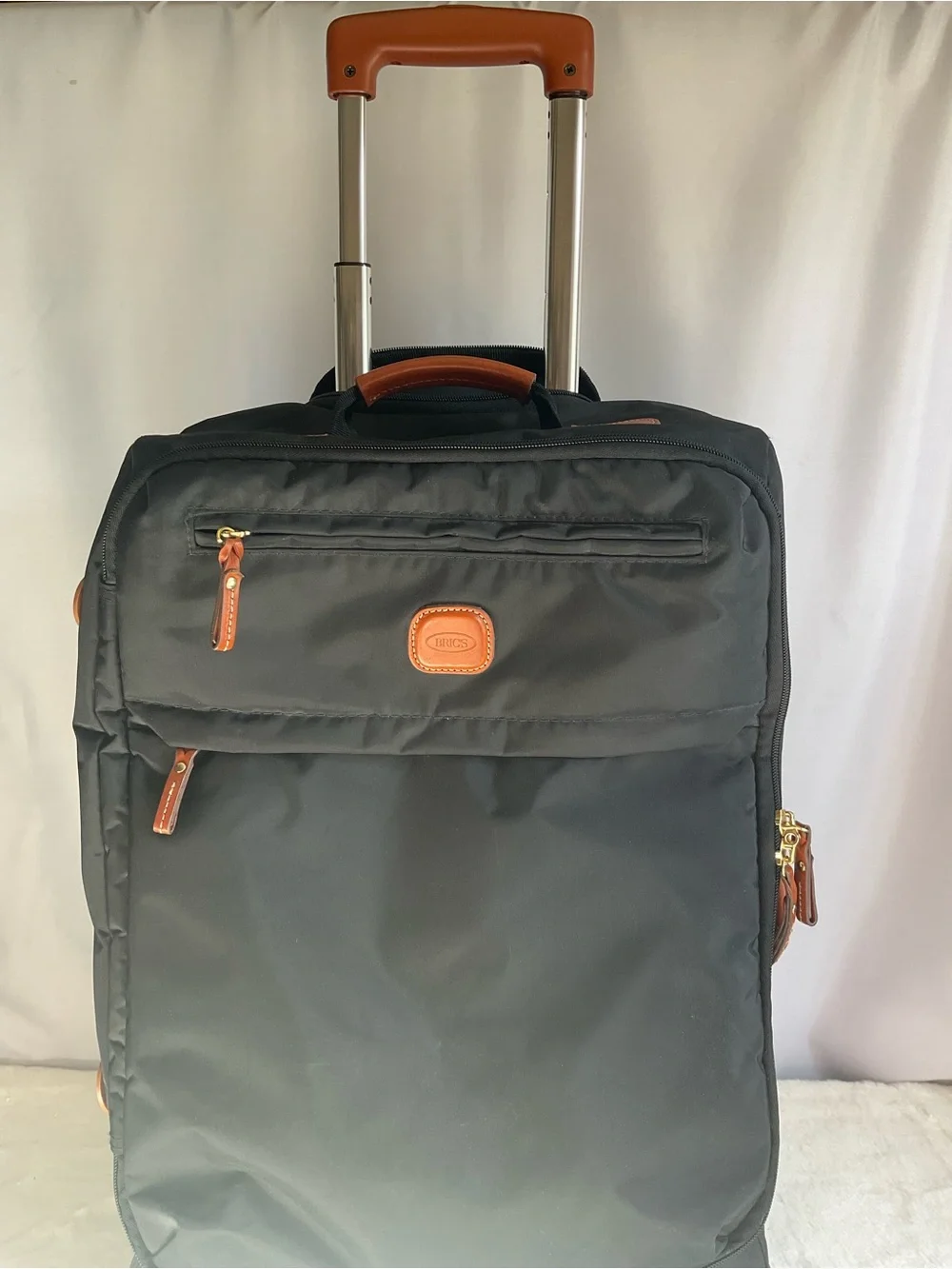Bric’s Milano Black Nylon Rolling Carry-On /- Italian Designer Luggage